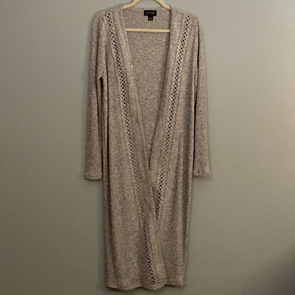 Sweater duster grey.